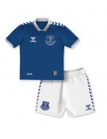 Everton Domácí dres pro děti 2023-24 Krátký Rukáv (+ trenýrky)